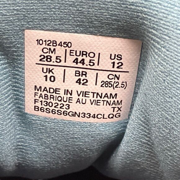 ASICS  Running Sneakers 12 Blue Trainers Athletic Shoes Gym - Picture 3 of 13